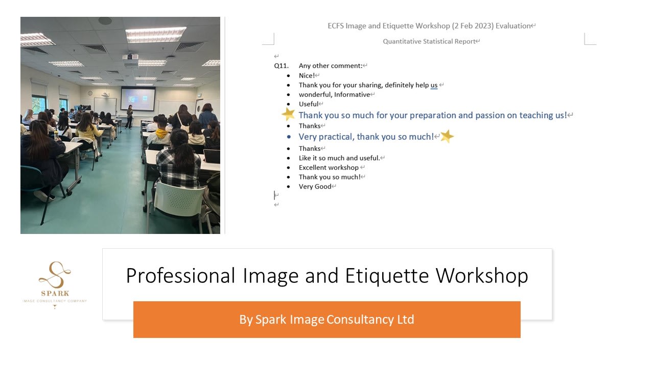 Professional Image and Etiquette Workshop
