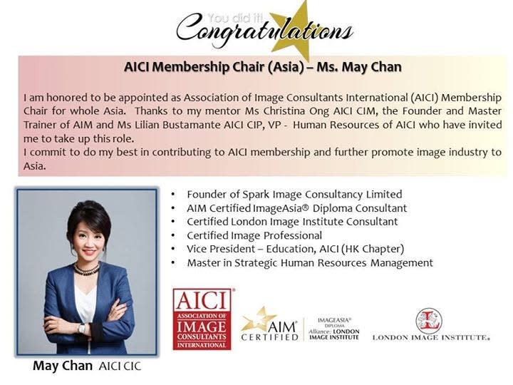 AICI Membership Chair for Asia
